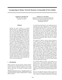Learning Sparse Markov Network Structure via Ensemble-of