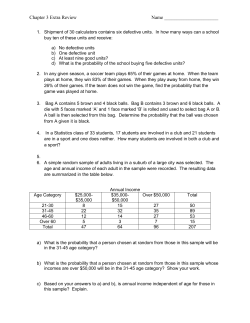 Extra review and Answers to extra review