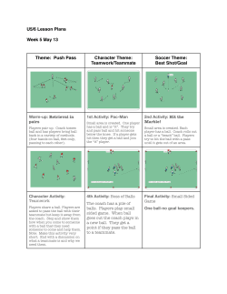 5 and 6 Week 5 Push Pass