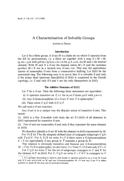 A characterisation of solvable groups