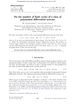 On the number of limit cycles of a class of polynomial differential
