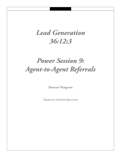 Agent To Agent Referrals