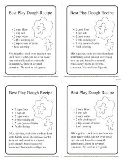 Best Play Dough Recipe Best Play Dough Recipe Best