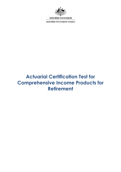 Actuarial Certification Test for Comprehensive