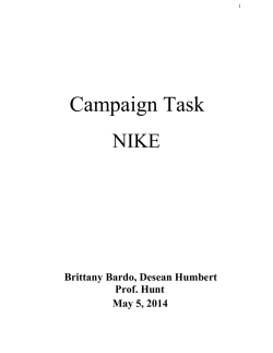Campaign Task - Nike