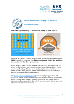 Tobacco-free School policies