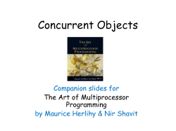 Art of Multiprocessor Programming