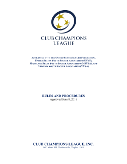 CCL Rules and Procedures