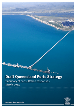 Draft Queensland Ports Strategy