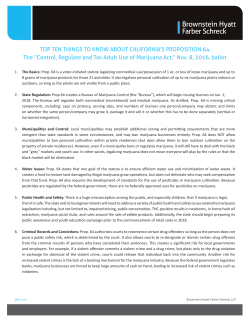 TOP TEN THINGS TO KNOW ABOUT CALIFORNIA`S