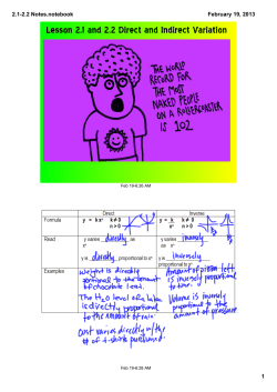 2.1-2.2 Notes.notebook - Arrowhead Union High School