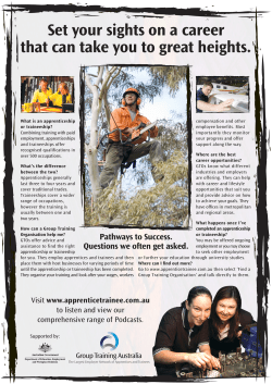 Set your sights on a career that can take you to great heights.