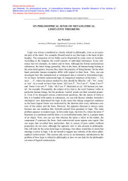On philosophical sense of metamathical limitative theorems