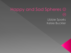 Happy and Sad Spheres - Fort Thomas Independent Schools