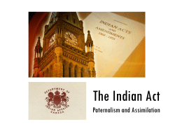 The Indian Act PPT