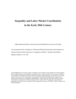 4. A Multivariate Analysis of the Relationship between Inequality and