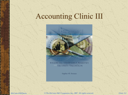 Accounting Clinic III