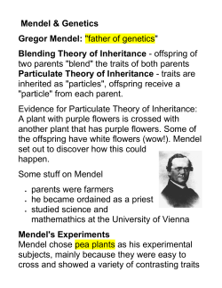 Particulate Theory of Inheritance