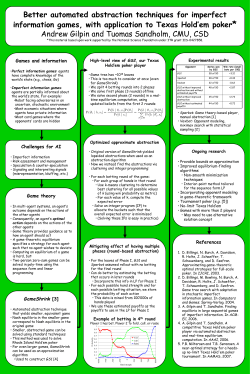 Better automated abstraction techniques for imperfect information