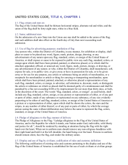 American Flag Wall of Shame