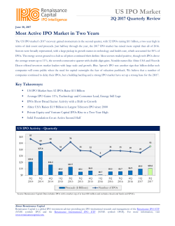 2Q17 US Review - Renaissance Capital