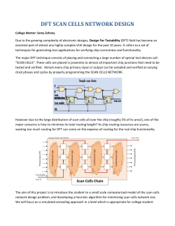 dft scan cells network design
