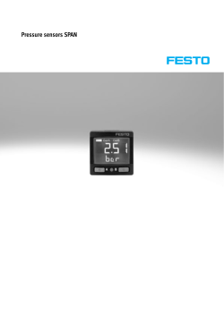 Pressure sensors SPAN