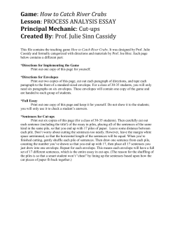 &ldquo;How to Catch River Crabs&rdquo; by Mary Zeigler