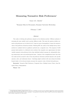 Measuring Normative Risk Preferences