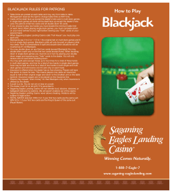 Blackjack - Saganing Eagles Landing Casino