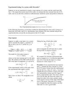 Experimental testing: Is a system really first