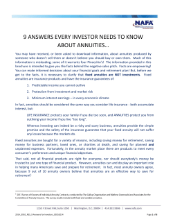 9 answers every investor needs to know about annuities&hellip;