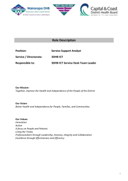 Position Description - Capital Health Careers