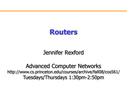 Routers - Cs.princeton.edu