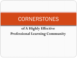 CORNERSTONES