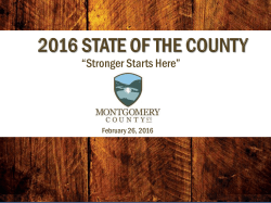 “Stronger Starts Here” - Montgomery County, NY