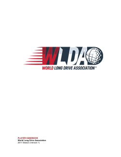 Player Handbook and WLDA`s Gender Policy