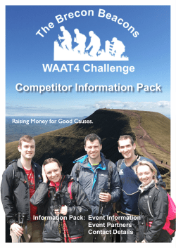 Competitors Information Pack
