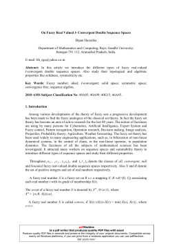 On Fuzzy Real Valued I- Convergent Double Sequence
