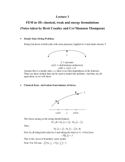 Lecture 1 - NC State: WWW4 Server