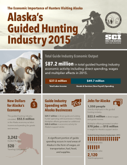 Alaska`s Guided Hunting Industry 2015