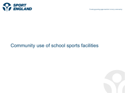 Sport Community use on school sights
