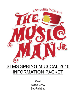 stms spring musical 2016 information packet