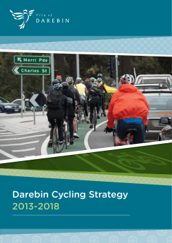 Darebin Cycling Strategy 2013-2018