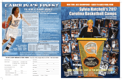 Sylvia Hatchell`s 2017 Carolina Basketball Camps