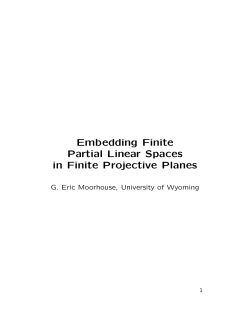 Embedding Finite Partial Linear Spaces in Finite Projective Planes