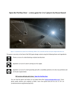 Open the Pod Bay Door