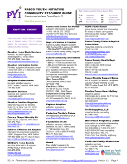 Community Resources for employees in transition