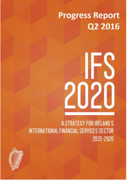 IFS2020 Progress Report - Q2 2016 FINAL