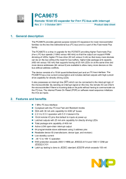 PCA9675 - NXP Semiconductors